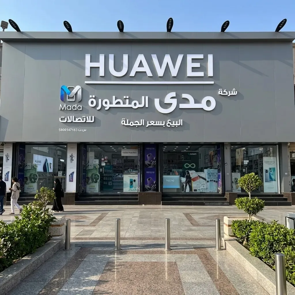 معرض شركة مدى المتطورة للاتصالات في جيزان متخصصون في تجارة جملة وتجزئة أجهزة الاتصالات والجوالات أفضل الأسعار في جازان والمملكة